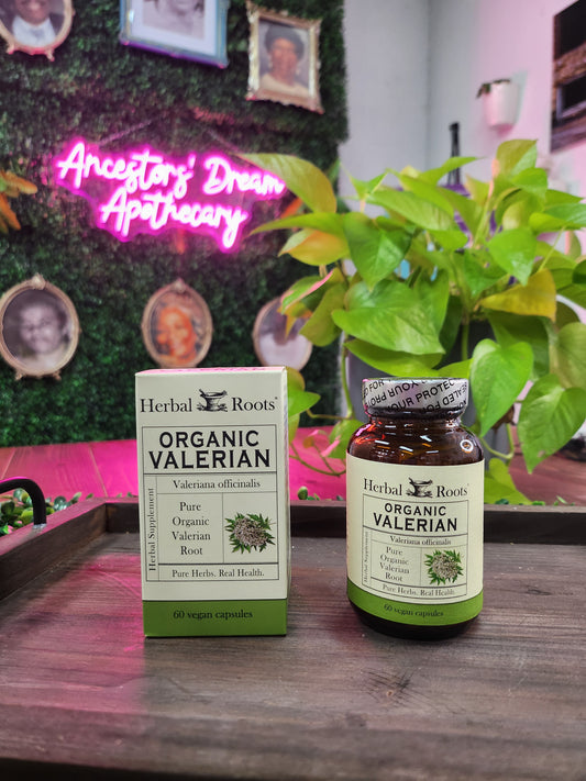 Herbal Roots Pure Organic Valerian Root Capsules