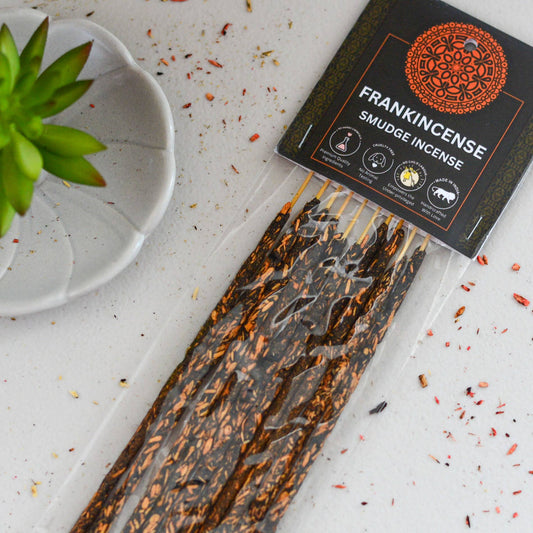 Frankincense Smudge Incense Sticks - Plastic Pouch 10 sticks