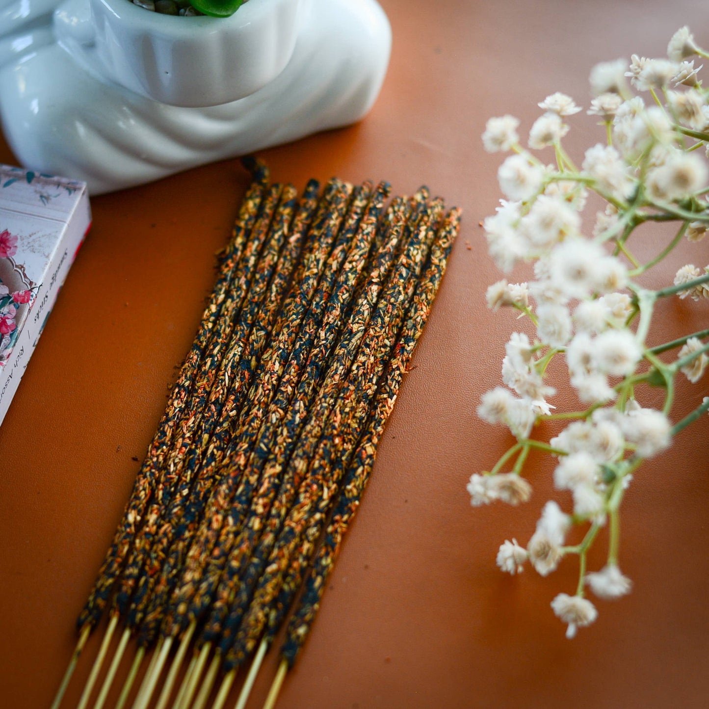 Frankincense Smudge Incense Sticks - Plastic Pouch 10 sticks