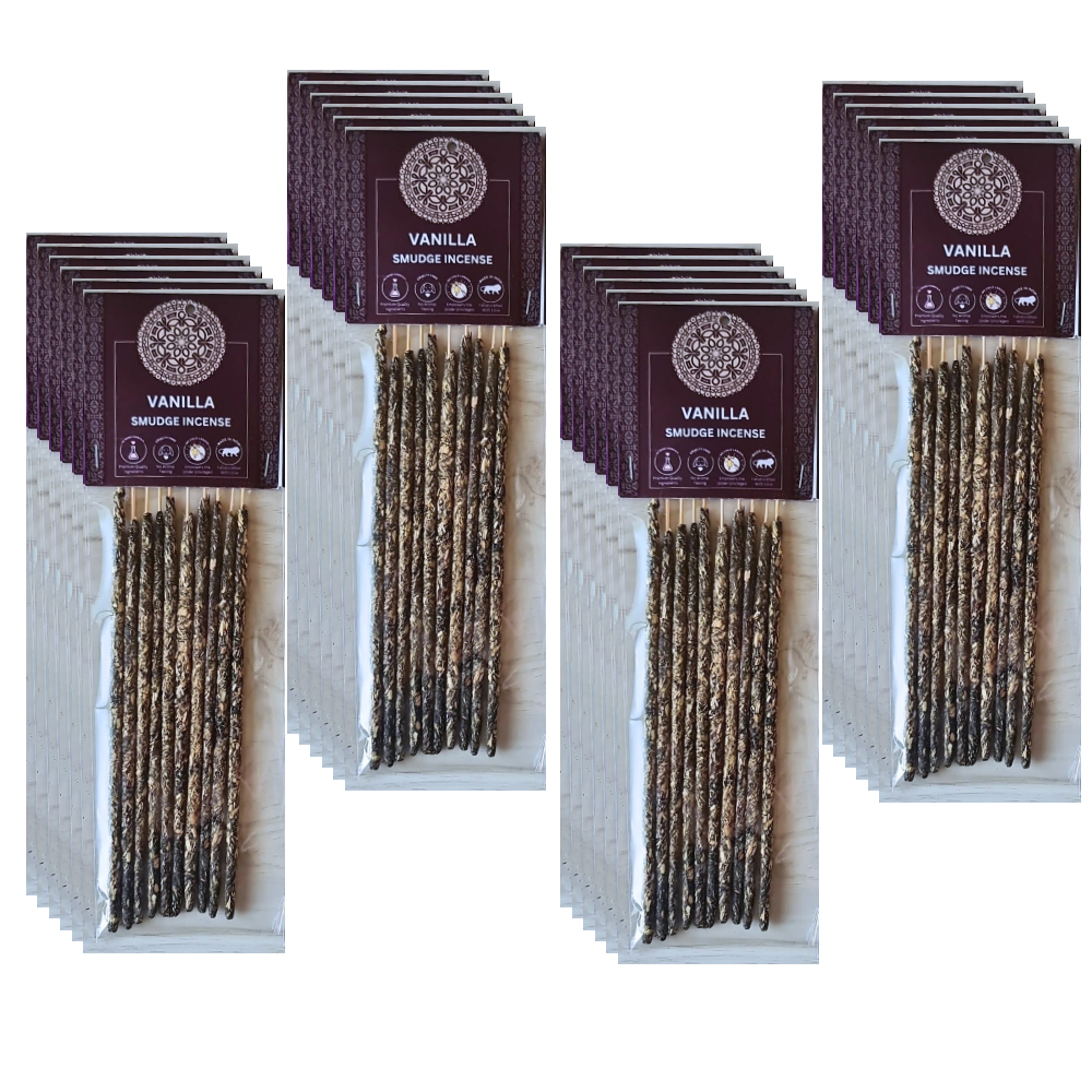 Vanilla Smudge Incense Sticks - Plastic Pouch 10 sticks