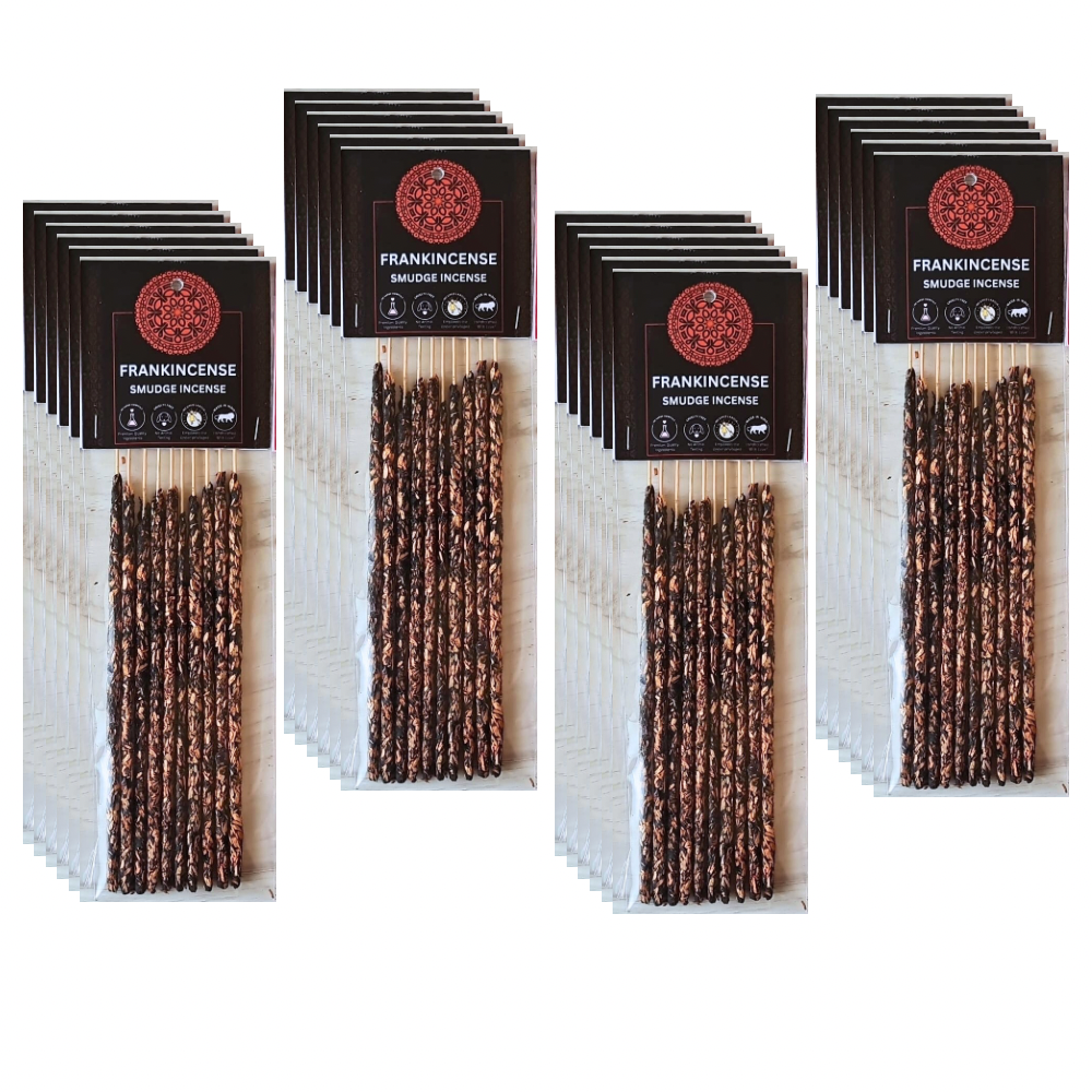Frankincense Smudge Incense Sticks - Plastic Pouch 10 sticks