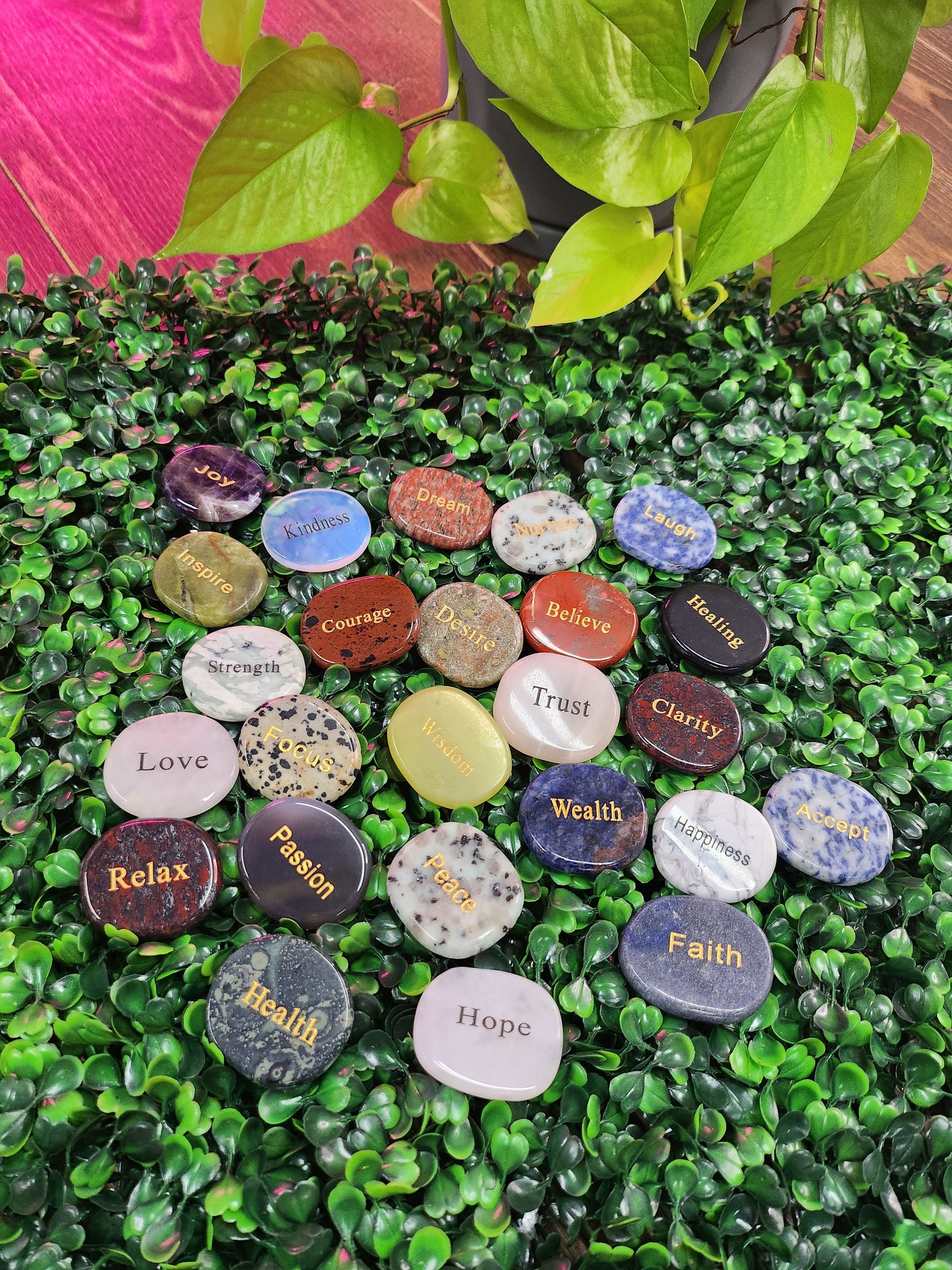 Inspirational Wish Stones-Gemstones