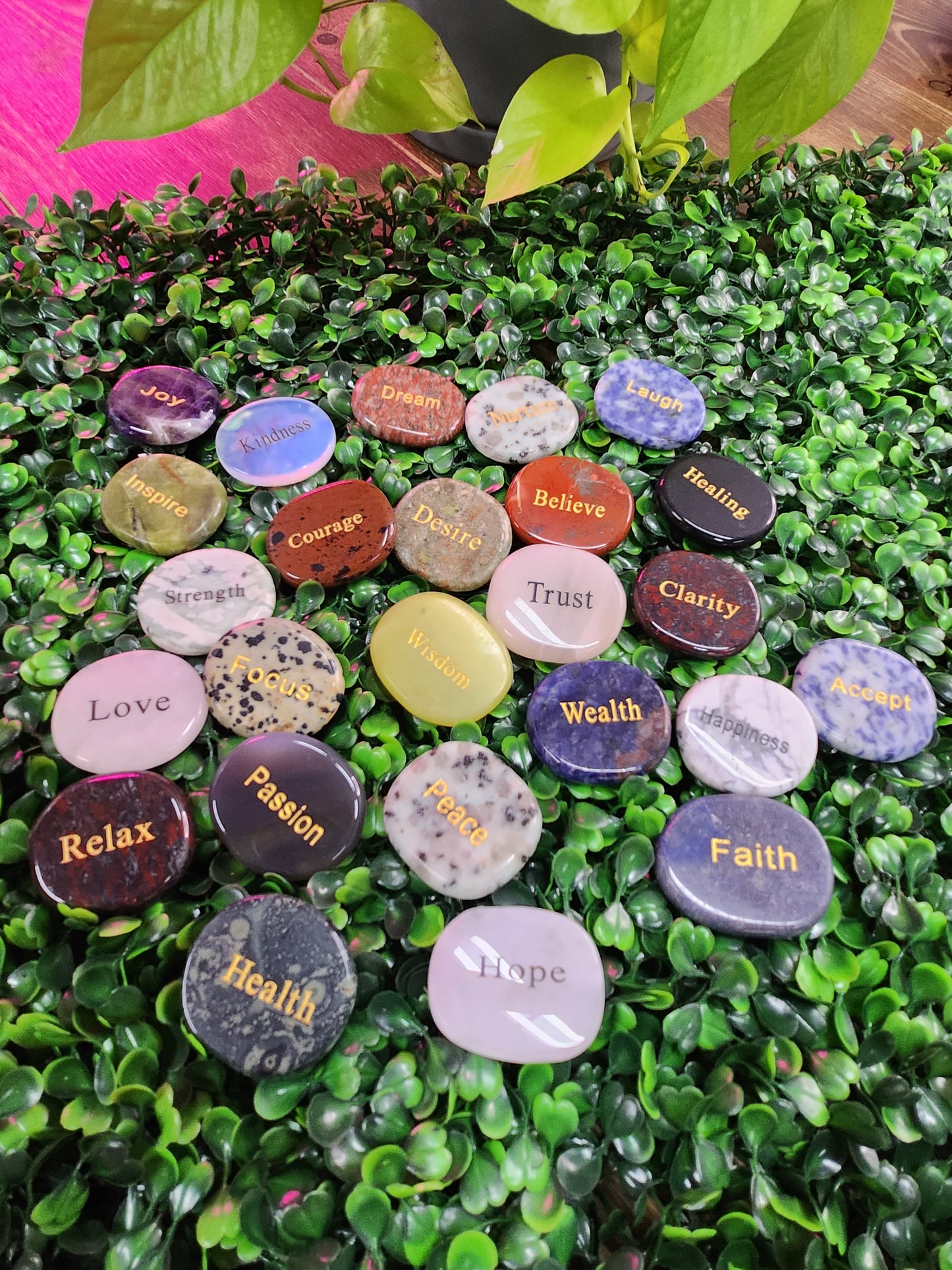 Inspirational Wish Stones-Gemstones