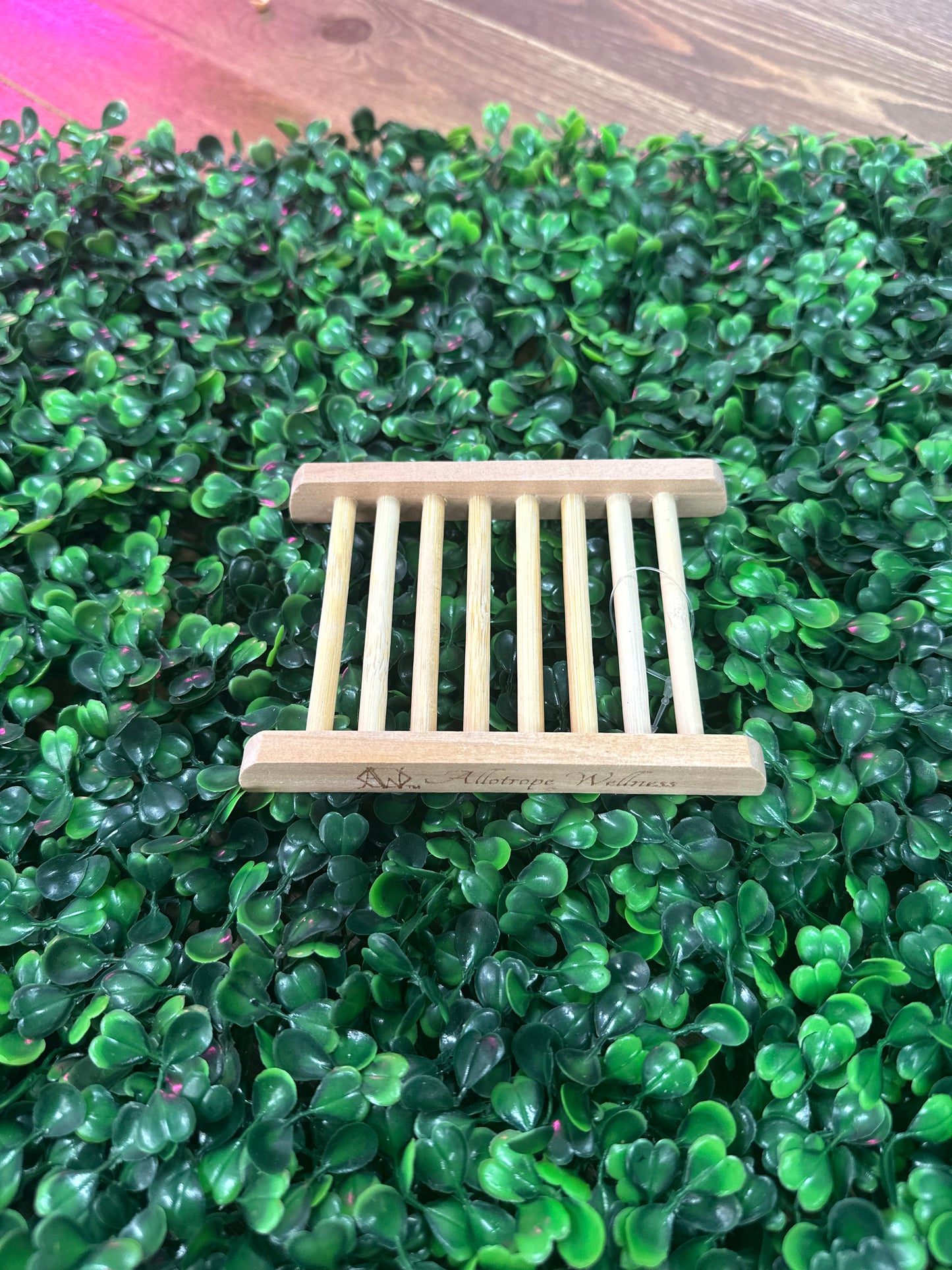 Bamboo Self Draining Soap Dish