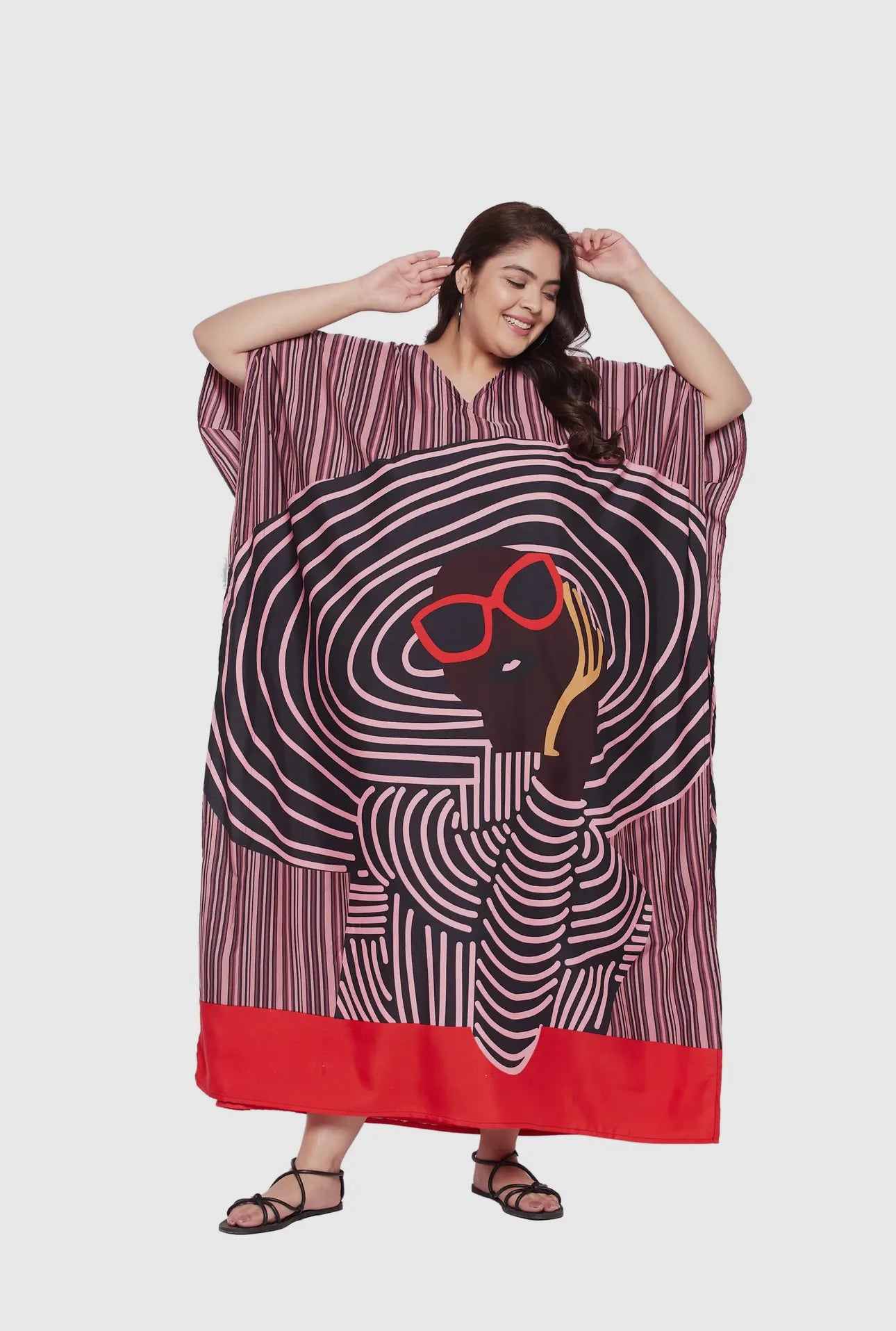 Tribal Polyester Kaftan