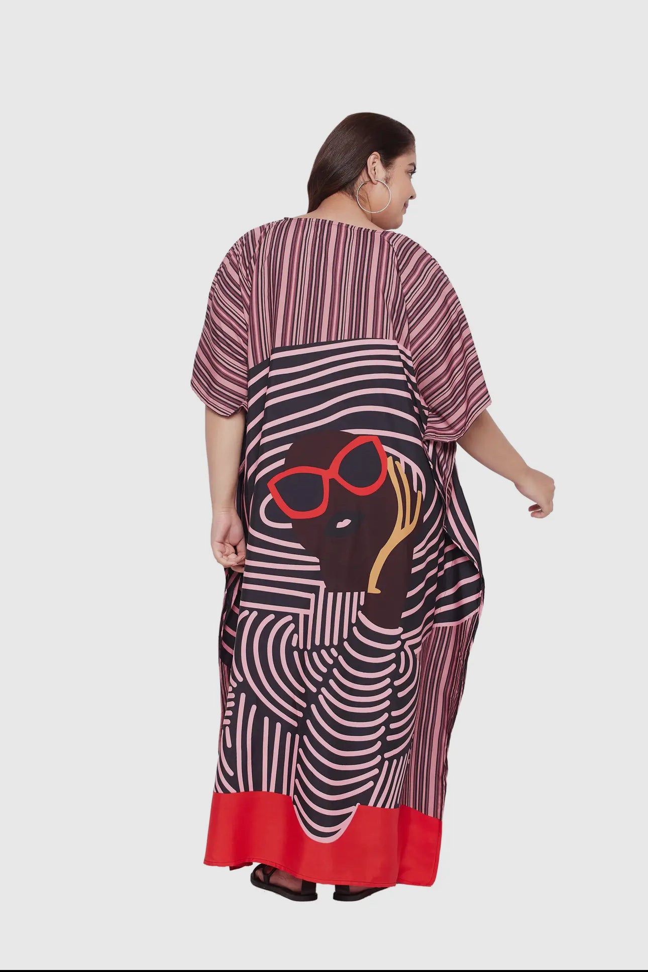 Tribal Polyester Kaftan