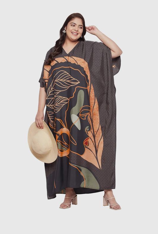 Tribal Polyester Kaftan