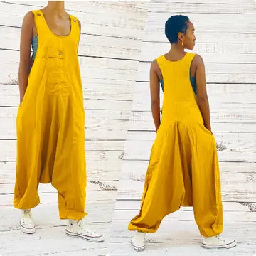 Cotton Harem Overall